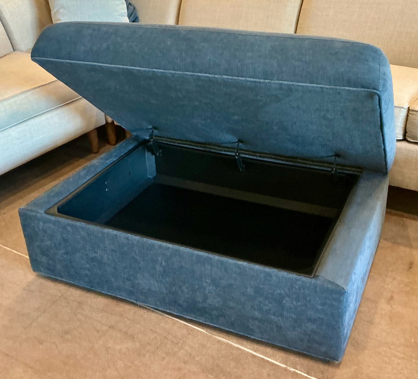 Ethan Allen Storage Ottoman