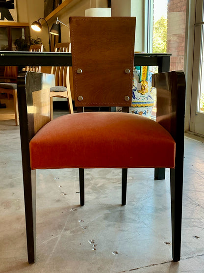 Andre' Sornay, Circa 1930 Dining Chair Set of 4