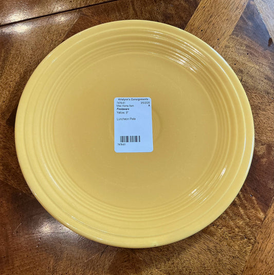 Fiestaware Luncheon Plate