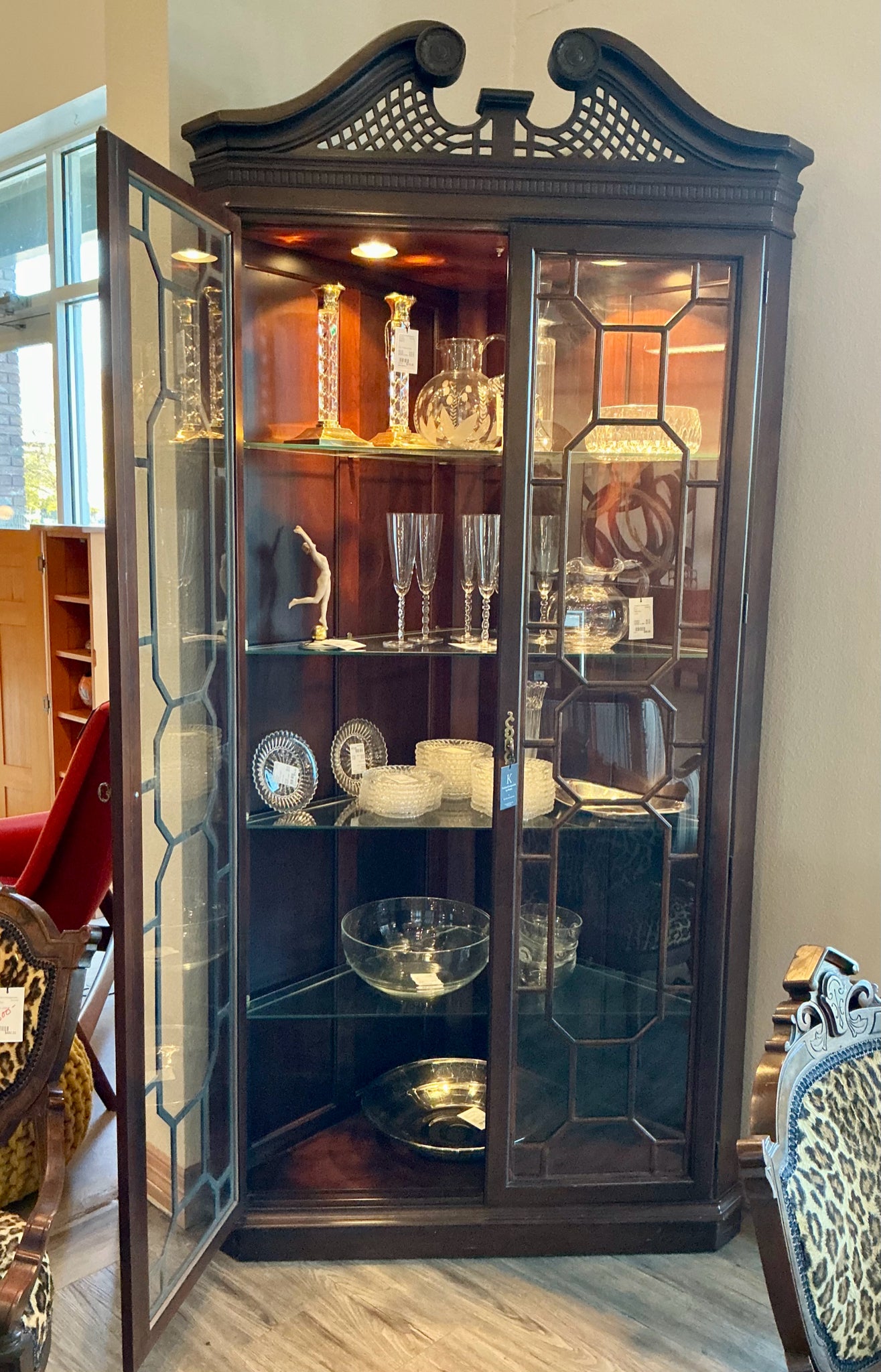 Corner Display Cabinet