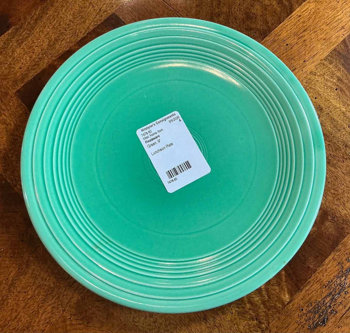 Fiestaware Luncheon Plate