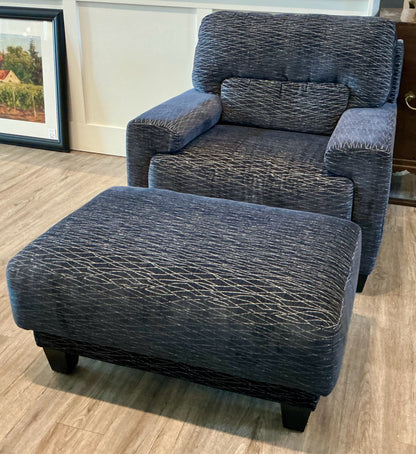 Draper Chair w/Ottoman