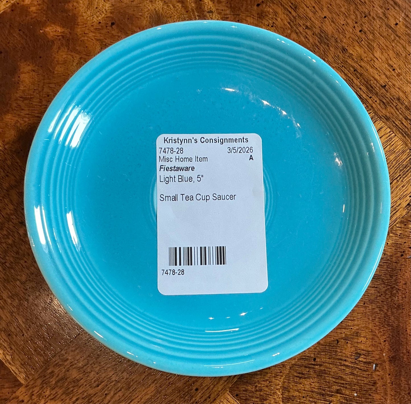 Fiestaware Saucer